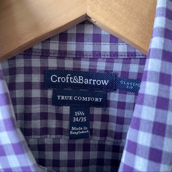 Croft & Barrow Men’s Button Down Shirt - Picture 2 of 7